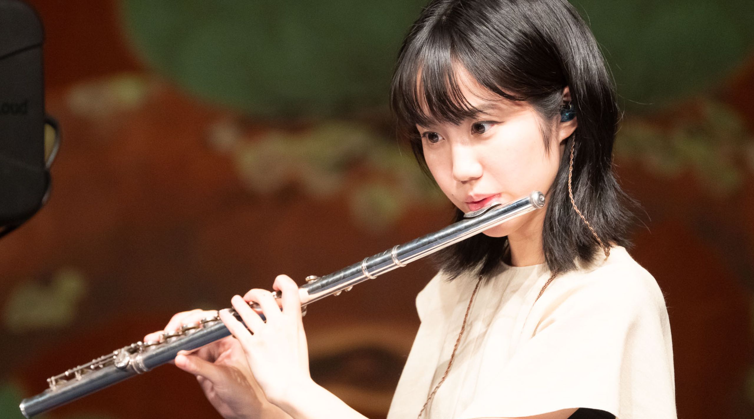 瞬間(とき)の肖像｜山本英（フルート ）｜長澤直子 |